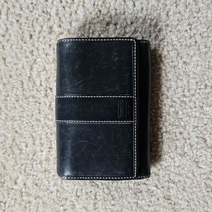 Coach Black Leather Medium Wallet